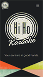 Mobile Screenshot of hihokaraoke.com